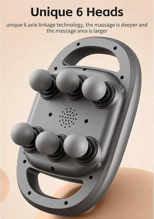 6-Head Massage Gun | مسدس تدليك بـ 6رؤوس
